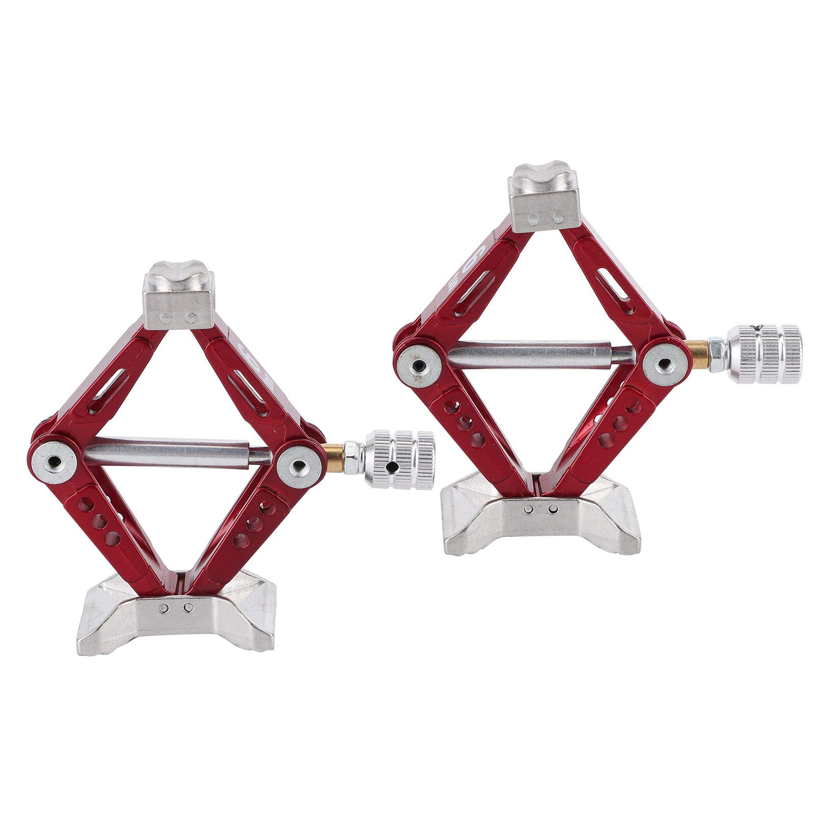 Keenso RC Verstellbarer Wagenheber, Metall Universal Rhombus Scissor Jack Tool, 2 Stück, für Geländewagen, LKW, 1000 kg Tragfähigkeit, 62-78 mm Hubhöhe von Keenso
