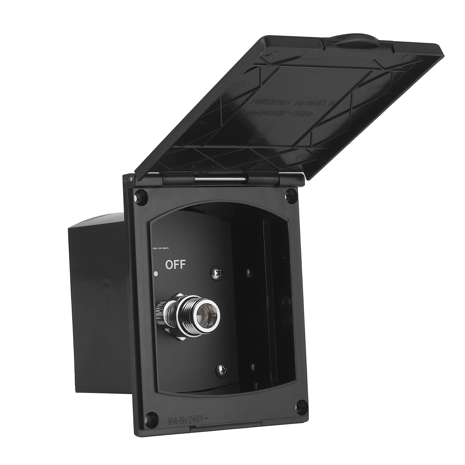 Keenso RV Wasserauslaufbox, Wohnmobil 1/2 Zoll Außendusche Schnellanschluss Frischwassertanks EIN- und Auslassanschluss ohne Duschschlauch/Kopf für Wohnmobilboote RV -Teile Keenso RV Wasserauslaufbox, Wohnmobil 1/2 Zoll Außendusche Schnellanschluss Frischwassertanks EIN- und Auslassanschluss ohne Duschschlauch/Kopf für Wohnmobilboote RV -Teile von Keenso