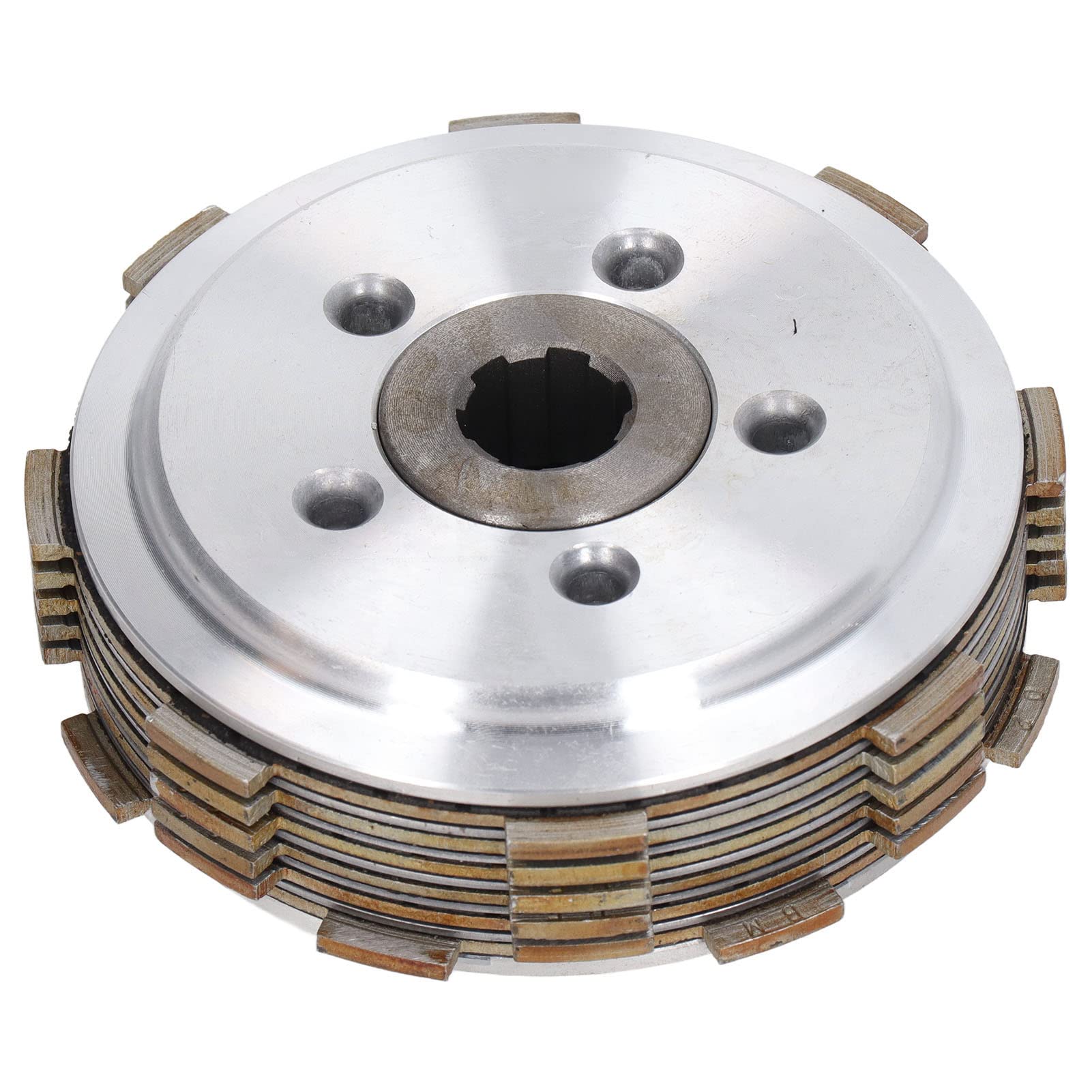 Motorrad-Kupplungsbaugruppe, Motorrad-Motorkupplungsbaugruppe 5-Säulen-6-Platten-Kupplungssatz Hohe Genauigkeit für CG125 CG150 Kupplungen Motorrad-Kupplungsbaugruppe, Motorrad-Motorkupplungsbaugruppe 5-Säulen-6-Platten-Kupplungssatz Hohe Genauigkeit für CG125 CG150 Kupplungen von Keenso