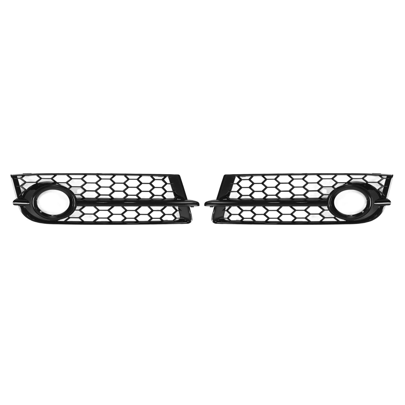 Nebelscheinwerferabdeckung, 2 Stk. ABS-Kunststoff Frontstoßstange Nebelscheinwerfergitterabdeckung Zierleiste Schwarz Glänzend Ersatz für TT 8J Standard Stoßstange 2006-2014 Gitter Nebelscheinwerferabdeckung, 2 Stk. ABS-Kunststoff Frontstoßstange Nebelscheinwerfergitterabdeckung Zierleiste Schwarz Glänzend Ersatz für TT 8J Standard Stoßstange 2006-2014 Gitter von Keenso