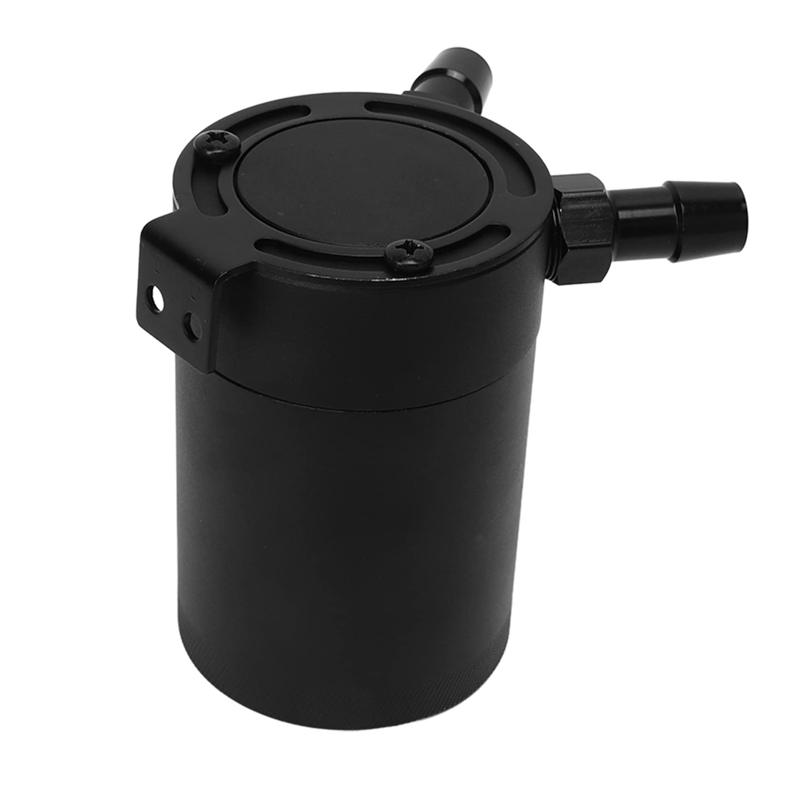 Oil Catch Reservoir, 2 Port Oil Catch Can mit Ablassventil 300 Ml Aluminiumlegierung Universal Oil Catch Baffled Tank von Keenso