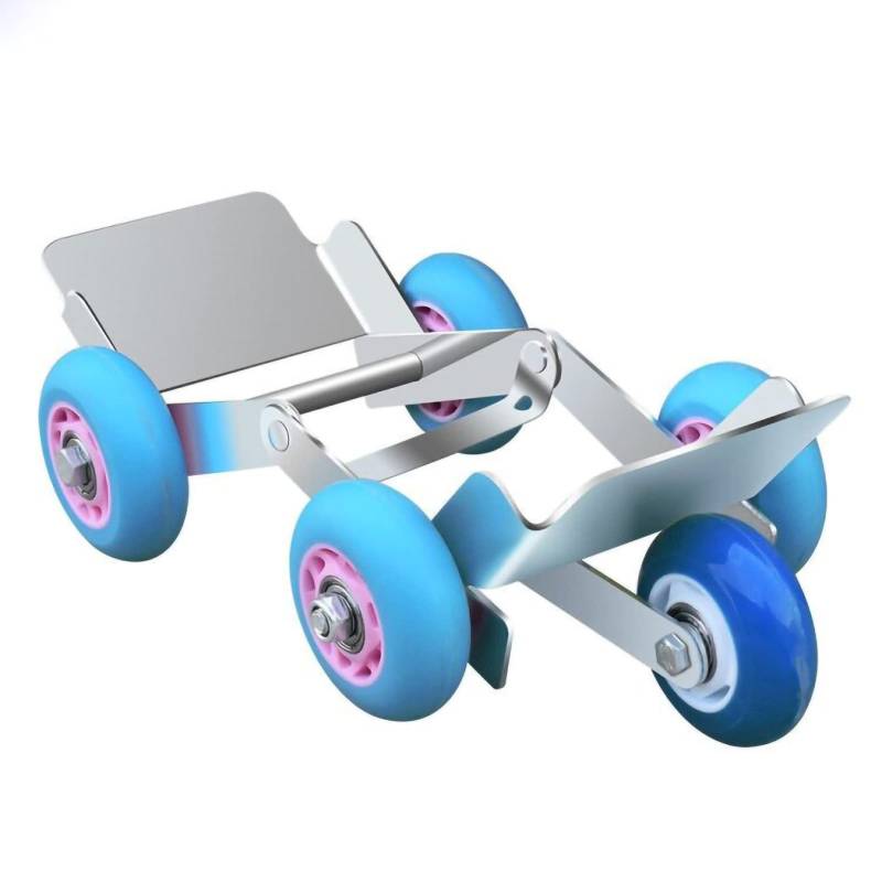 Reifenpannen-Booster, Reifenpannen-Booster-Trolley, Notfall-Reifenroller, Werkzeug mit 5 Rädern für Hochleistungs-Fahrrad-Motorrad-Dreirad von Keenso