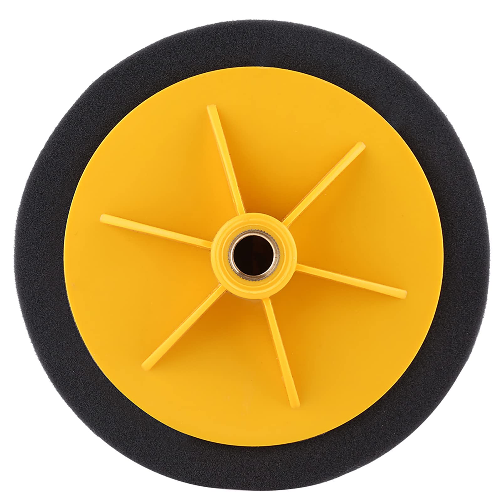 Schwammpolierkissen, 6 -Zoll/15 Cm Schwamm Rad Polishing Waxing Pad Kit Tool für den Autokarbenpolierer (BLACK) von Keenso
