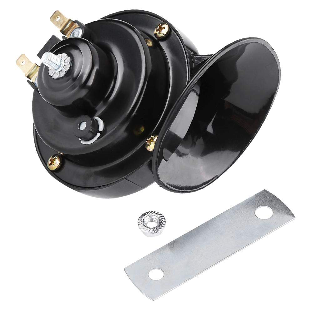 Motorrad Schneckenhorn, Universal 12V Laut Horn 110dB 510HZ Schnecke Horn Wasserdichte Auto Hupe Laute Lufthupe für Auto Fahrzeug Lkw Motorrad von Keenso