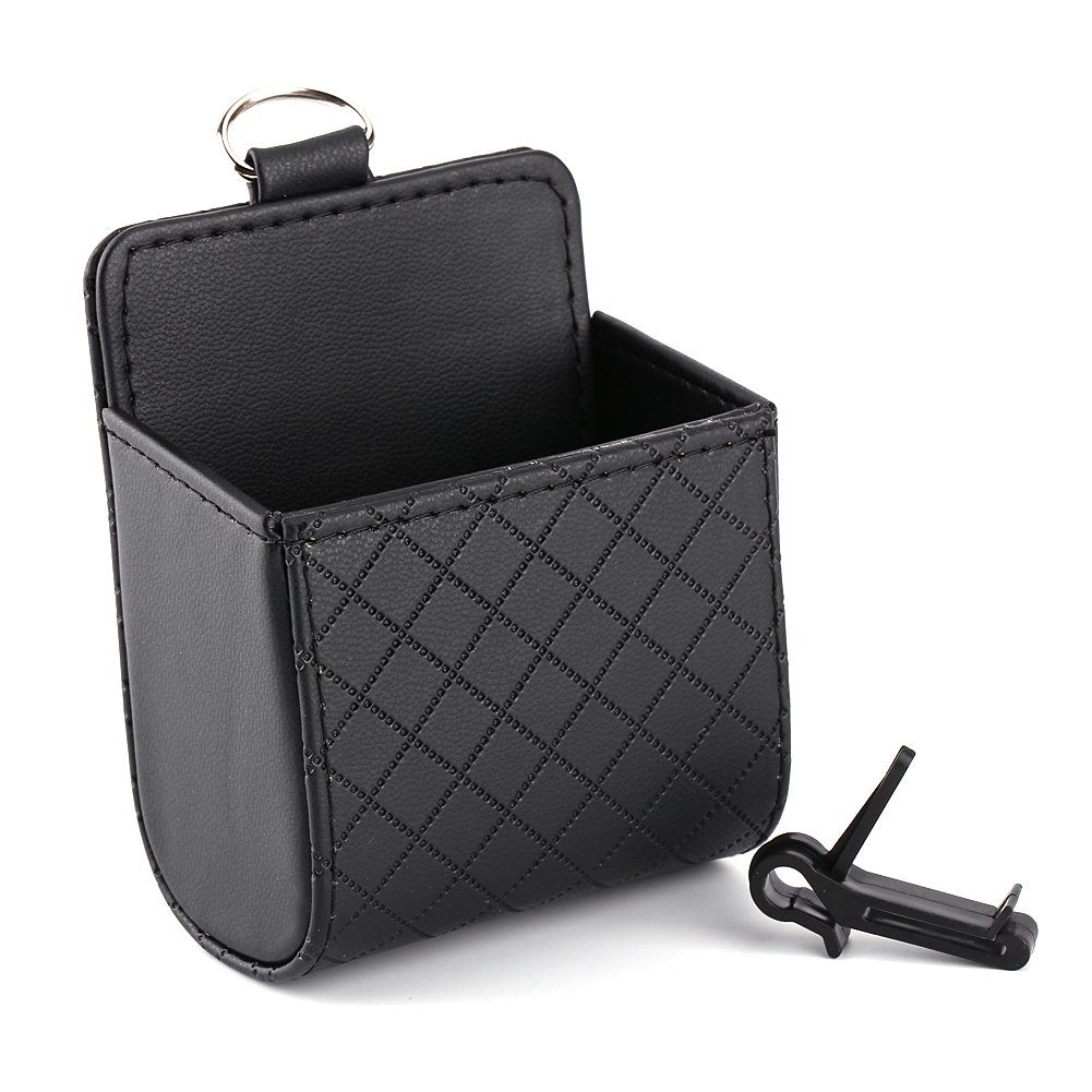 Universal Auto Entlüftung Aufbewahrungstasche,Keenso Auto Sitz zurück Interior Casewith Haken, Mount Outlet Aufbewahrungsbox Hängende Leder Container Tasche für Smartphone Gläser Stift Müll Autoablage Universal Auto Entlüftung Aufbewahrungstasche,Keenso Auto Sitz zurück Interior Casewith Haken, Mount Outlet Aufbewahrungsbox Hängende Leder Container Tasche für Smartphone Gläser Stift Müll Autoablage von Keenso