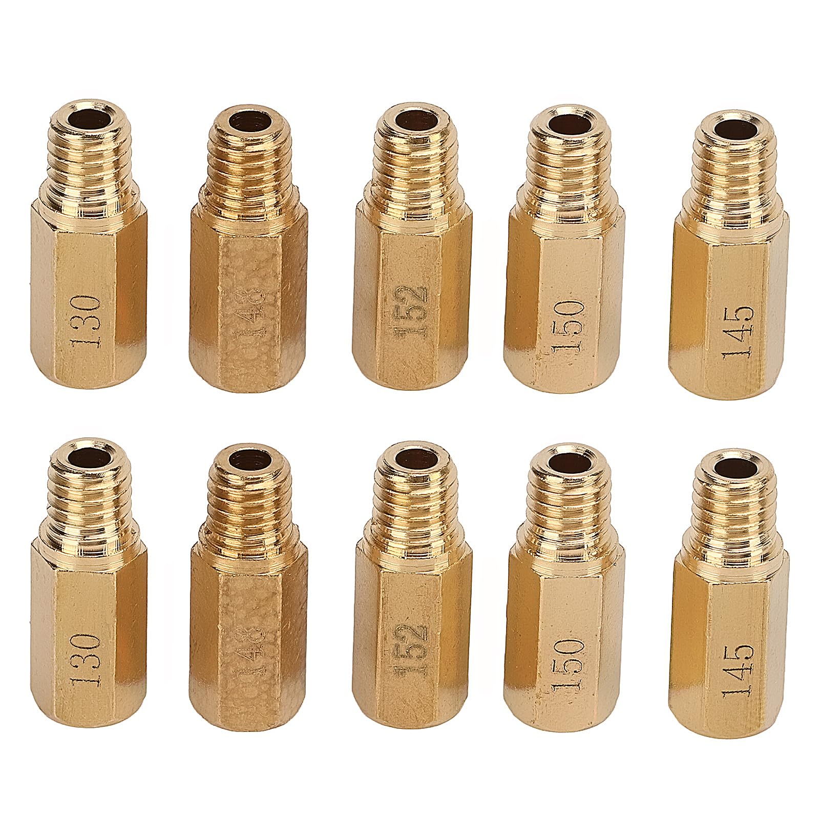 Vergaserdüsen-Kit, 10-teiliges Vergaser-Hauptdüsen-Kit 130 132 135 138 140 142 145 148 150 152 Ersatz für PWK PE OKO KOSO Vergaserzubehör Vergaserdüsen-Kit, 10-teiliges Vergaser-Hauptdüsen-Kit 130 132 135 138 140 142 145 148 150 152 Ersatz für PWK PE OKO KOSO Vergaserzubehör von Keenso