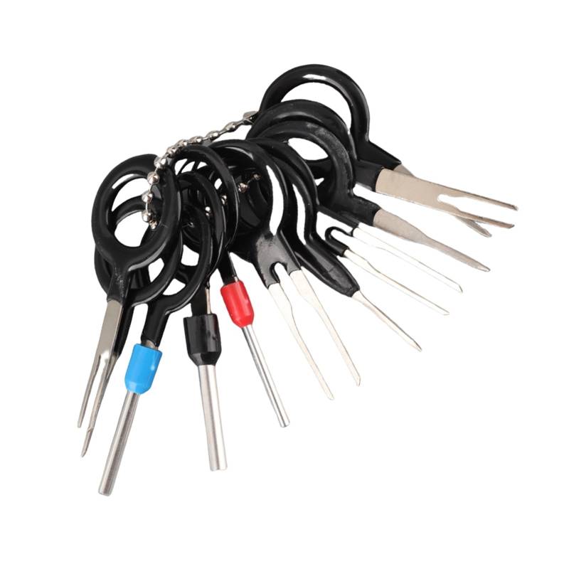 Werkzeug zum Entfernen von Kabelschuhen, Werkzeug zum Entfernen von Kabelklemmen, Nadel auf der Rückseite, Ende, Stecker zum Entfernen von Terminalen von Keenso