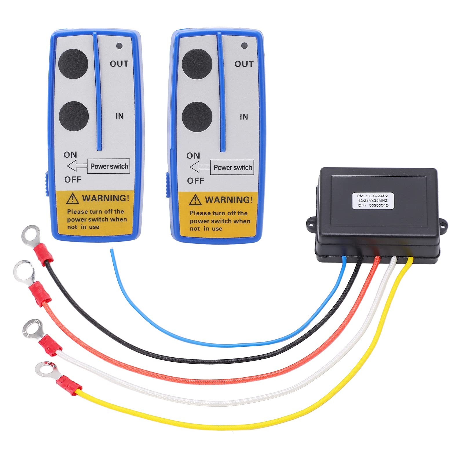 Winch Fernbedienungskit, Badlands 75ft Wireless Batterieantrieb Eingebauter Antennen -LED -Indikator für Auto ATV -LKW Winch Fernbedienungskit, Badlands 75ft Wireless Batterieantrieb Eingebauter Antennen -LED -Indikator für Auto ATV -LKW von Keenso