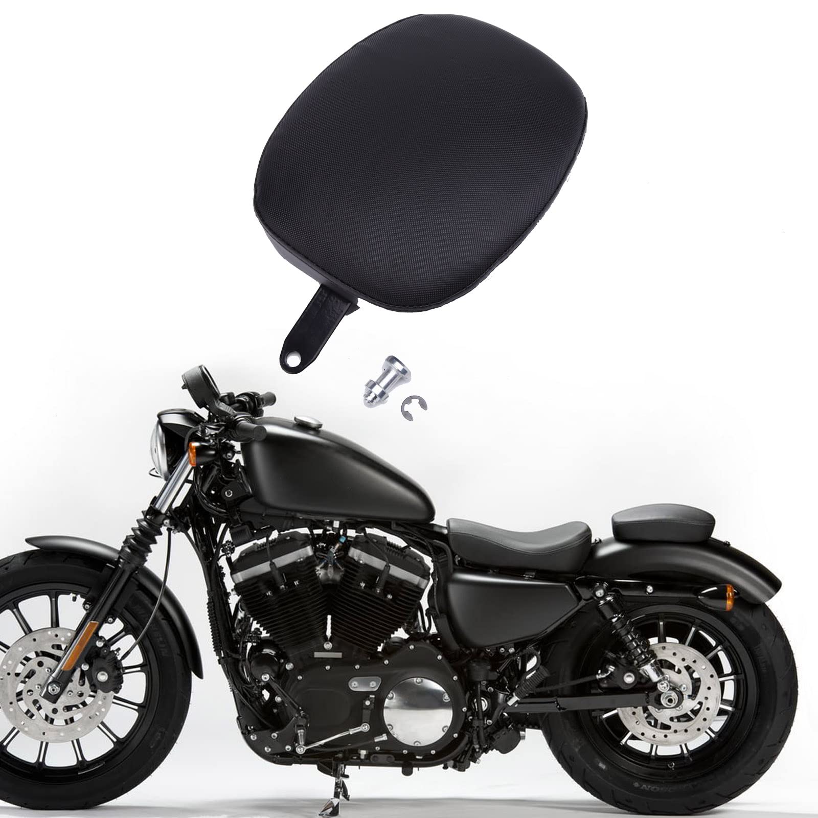 Motorrad Rücksitzkissen Beifahrer Sozius Pad Sattelkissen Kompatibel mit Sportster 48 Achtundvierzig XL 1200X 2010-2015 XL883 XL1200. Motorrad Rücksitzkissen Beifahrer Sozius Pad Sattelkissen Kompatibel mit Sportster 48 Achtundvierzig XL 1200X 2010-2015 XL883 XL1200. von KEEPDSGN