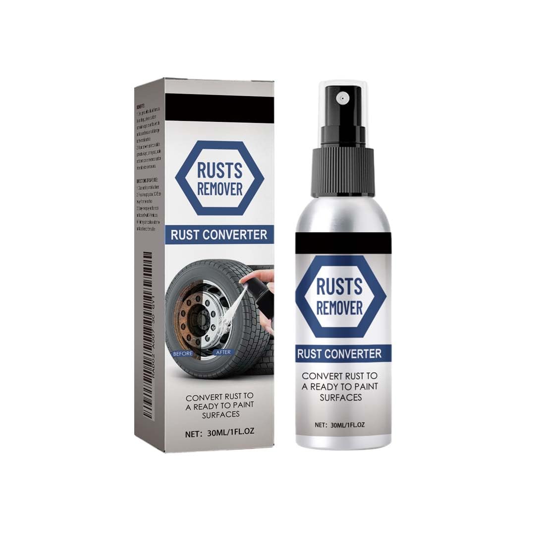 Nexa Rust Remover Spray - Fast-Acting Nexa 2.0 Rust Dissolver for Metal, Rostentferner Sprayer, Rostlöser Spray, Rust Remover Spray, Rost Entfernen,Mehrzweck-Entrostungsreiniger für Metall/Auto (1Stk) Nexa Rust Remover Spray - Fast-Acting Nexa 2.0 Rust Dissolver for Metal, Rostentferner Sprayer, Rostlöser Spray, Rust Remover Spray, Rost Entfernen,Mehrzweck-Entrostungsreiniger für Metall/Auto (1Stk) von Keeplus