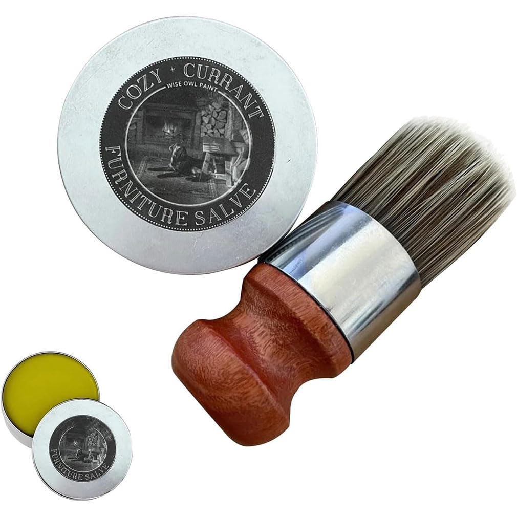 Wise Owl Furniture Salve for Leather, Lederreparatur Creme, Leder Reparatur Set, Fiussigleder Reparatur Set, Kunstleder Reparaturset, Lederfarbe Creme, Leder Reparatursätze von Keeplus