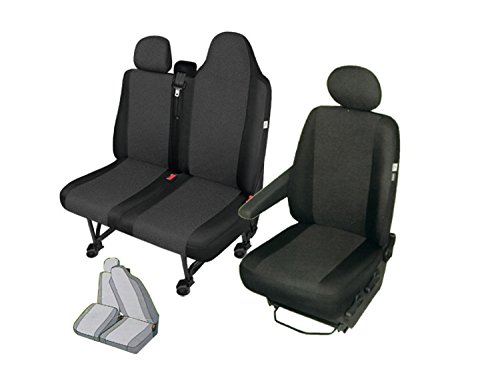 Sitzbezüge Sitzschoner Set Fahrersitz + Doppelbank (Zweierbank mit geteilte Sitzfläche Setpreis von Kegel Blazusiak