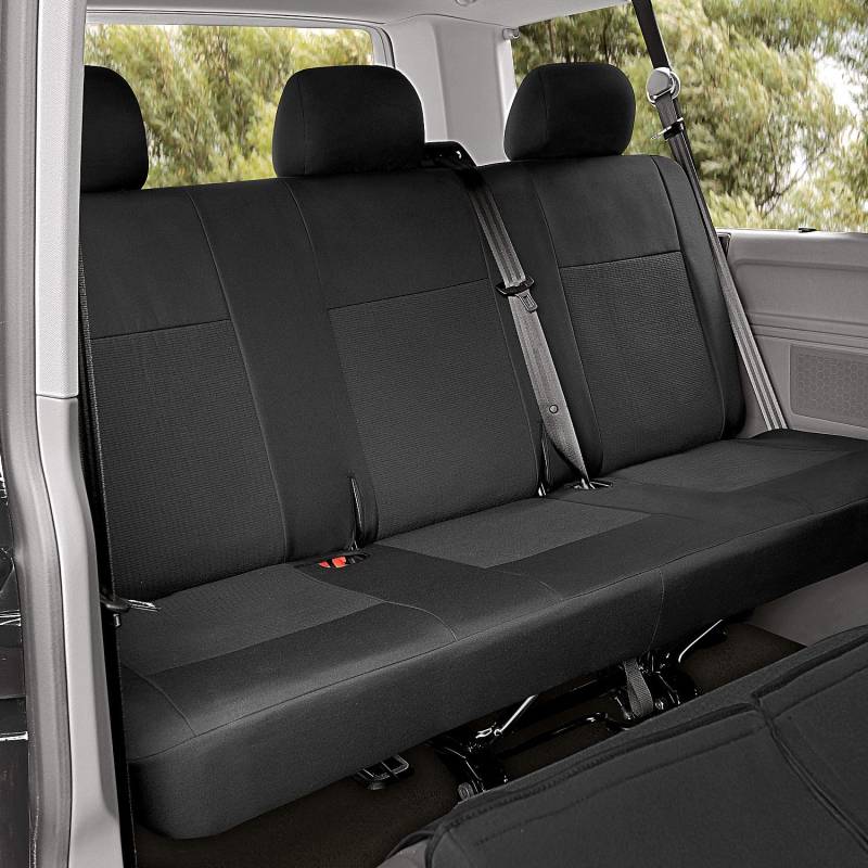 Sitzbezüge passgenau Tailor Made geeignet für Volkswagen T5 Bj. 2003-2015 (DV3 (3-te Sitzreihe)) ideal angepasst - 3 Sitze - 3te Sitzreihe von Kegel-Blazusiak