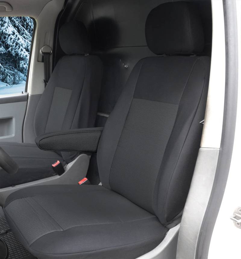 Sitzbezüge passgenau Schonbezüge geeignet für Mercedes Vito W447 ab 2014 Erste Reihe 2-Sitzer + Gummimatten von KegelBlazusiak