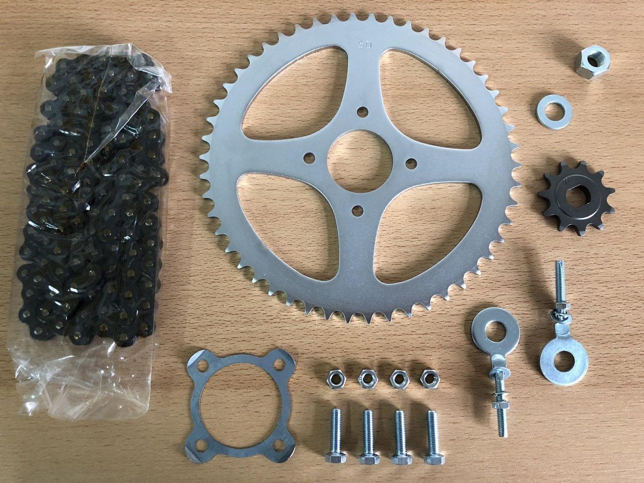 16tlg. Import Kettensatz 50 / 11 Hercules Prima 2 3 4 5 Ritzel Kette Kettenrad 16tlg. Import Kettensatz 50 / 11 Hercules Prima 2 3 4 5 Ritzel Kette Kettenrad von Keine Angabe