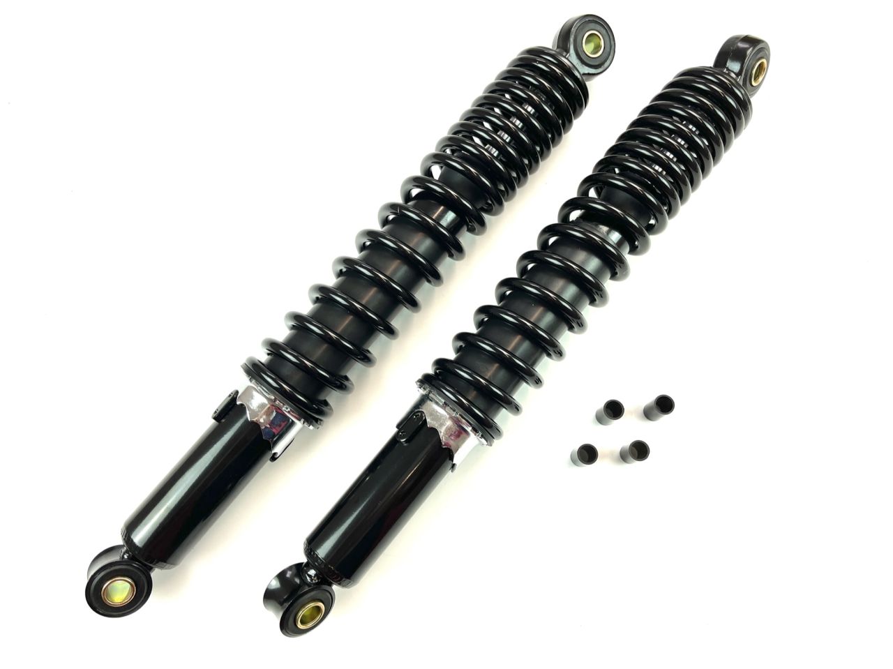 2 Stoßdämpfer 360mm Härte verstellbar in schwarz Federbeine Simson S50 S51 He... 2 Stoßdämpfer 360mm Härte verstellbar in schwarz Federbeine Simson S50 S51 He... von Keine Angabe