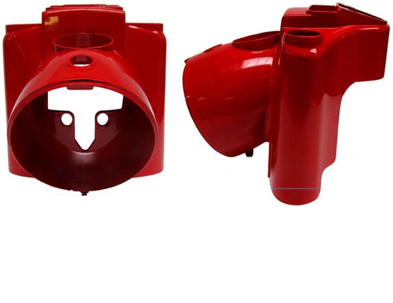 Lampenmaske rot / Rahmenteil Guss passend für Zündapp 517 KS50 GTS 50 517-12-... von Keine Angabe