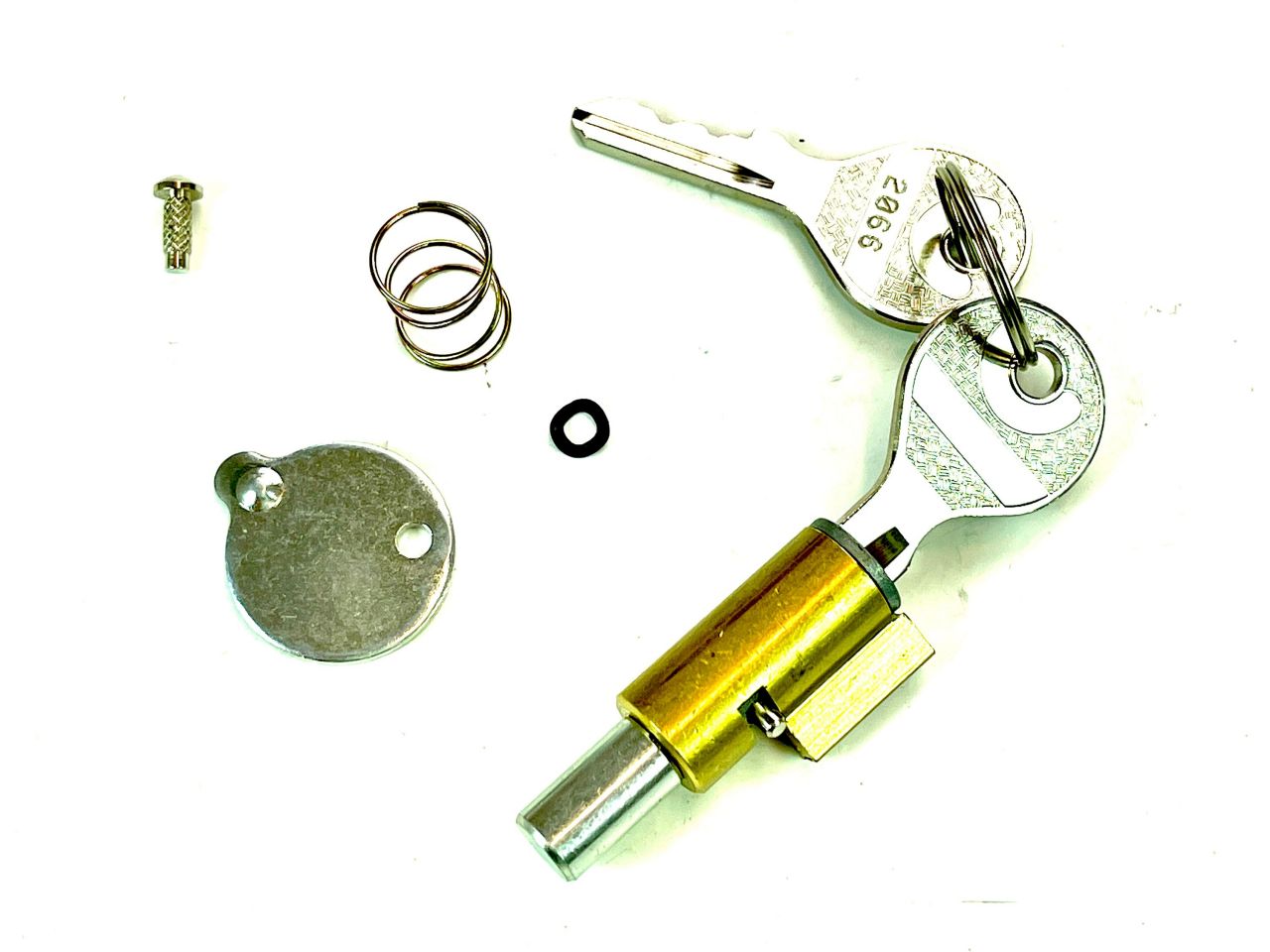 Lenkschloss passend für Zündapp 517 mit 2 Schlüsseln und Zubehör von Keine Angabe