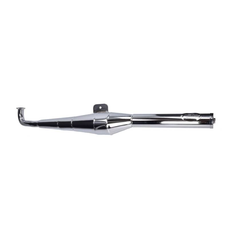 Power Auspuff Puch Maxi BULLET Race EVO 1 chrom 28mm E50 Schalldämpfer von Keine Angabe
