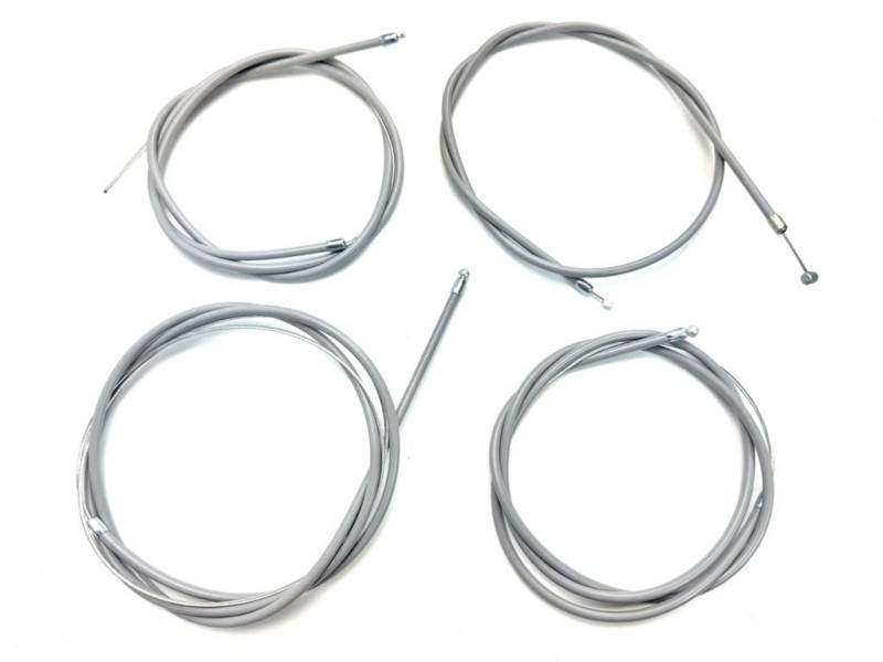 Piaggio Vespa Ciao PX Zugsatz grau 4 x Bowdenzüge Set Gaszug Bremszug Starter... von Keine Angabe