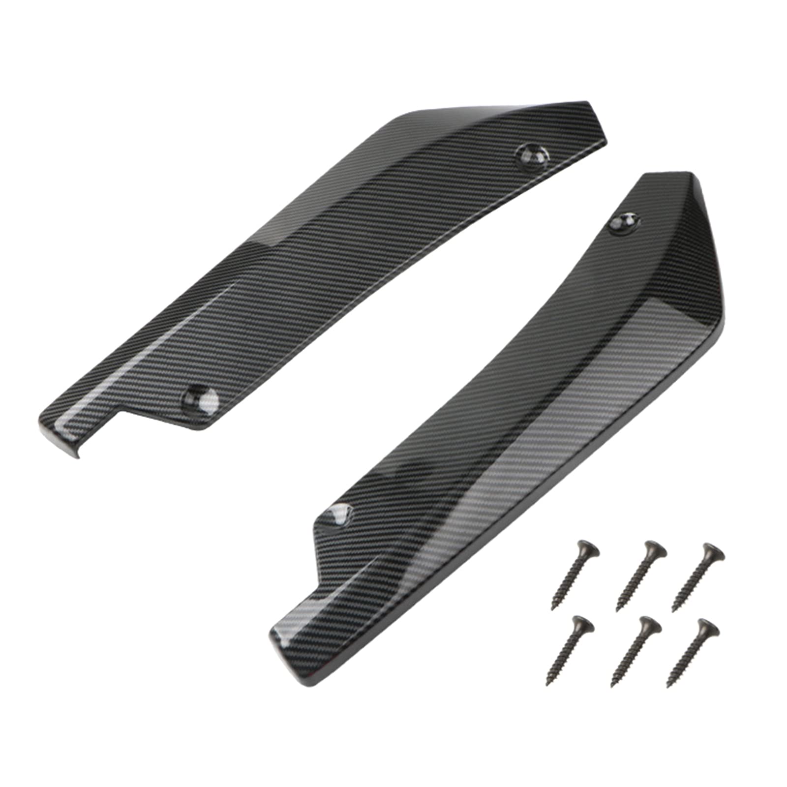 1 Paar Auto Heckstoßstange Lippe Spoiler Diffusor Splitter Kratzschutz Winglets Seitenschweller Verlängerung Seitenschürze 1 Paar Auto Heckstoßstange Lippe Spoiler Diffusor Splitter Kratzschutz Winglets Seitenschweller Verlängerung Seitenschürze von Kelisdi
