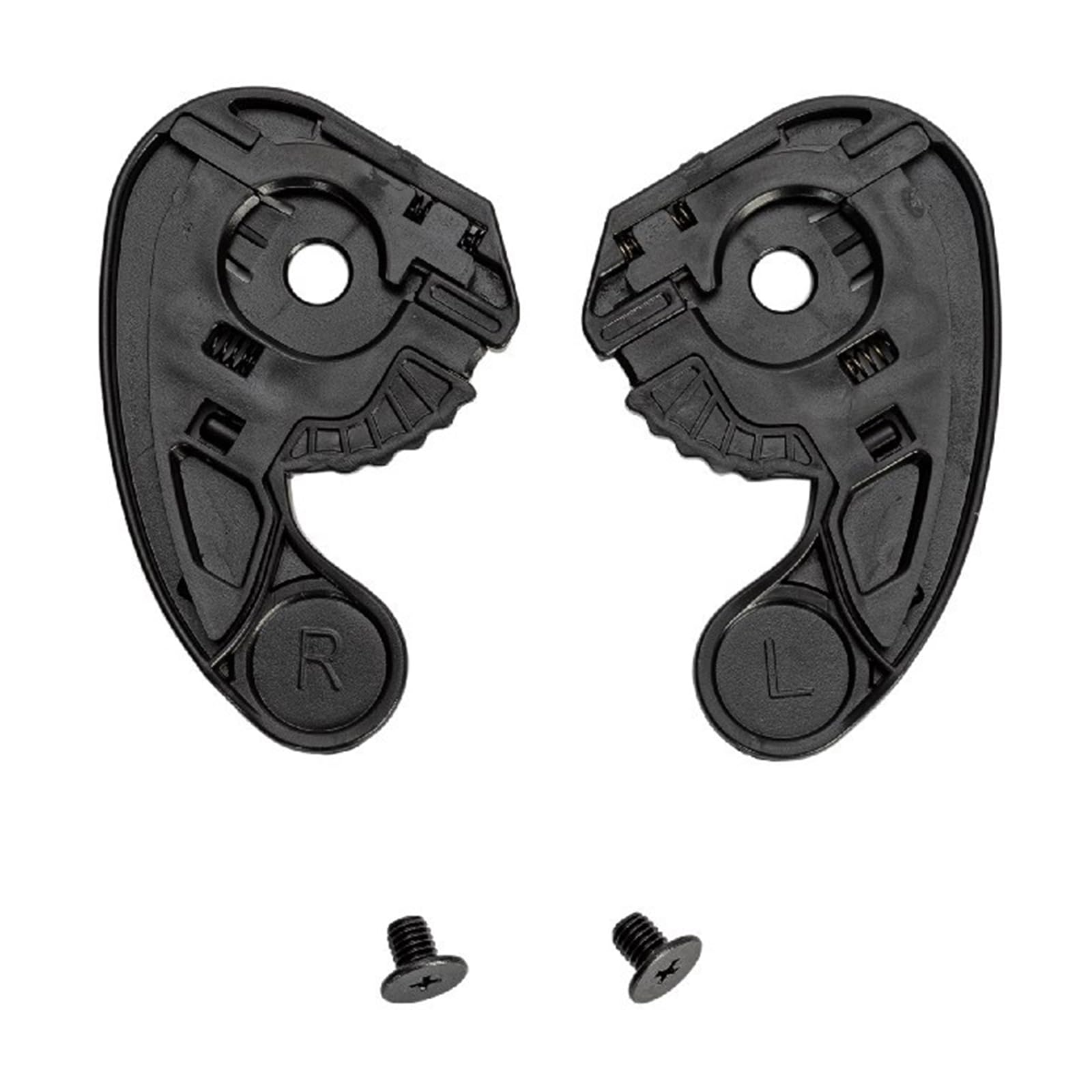 1 Paar Motorradhelme Visiere Abschirmung Getriebe Grundplatte Objektivhalter für Helme Objektivbefestigungsbasis 1 Paar Motorradhelme Visiere Abschirmung Getriebe Grundplatte Objektivhalter für Helme Objektivbefestigungsbasis von Kelisdi
