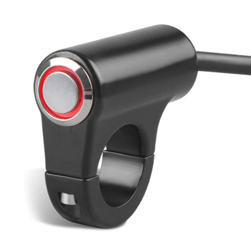 2,2 cm Lenker Ein/Aus für Motorrad, Dirtbike, ATV, LED-Scheinwerfer, Fahren, Laufen, Bremslichter von Kelisdi