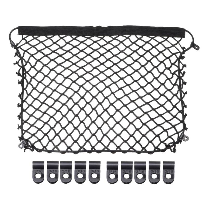 Elastisches Gepäcknetz mit 10 Clips für F650GS F700GS F750GS F800GS R850GS R1200GS R1250GS R1250GS von Kelisdi