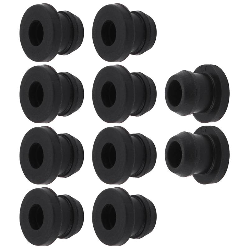 Kelisdi 10 x Gummidichtungen, Ofenteile, Ersatzzubehör, Rost, Tülle, Rostpolster, Schwarz von Kelisdi