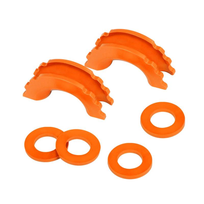Kelisdi 2 Gummi-Bügelisolatoren, 4 Unterlegscheiben, Dring-Schäkel-Isolatoren, Unterlegscheiben-Set für 3/4-Schäkel schützen und verhindern Klappern von Kelisdi