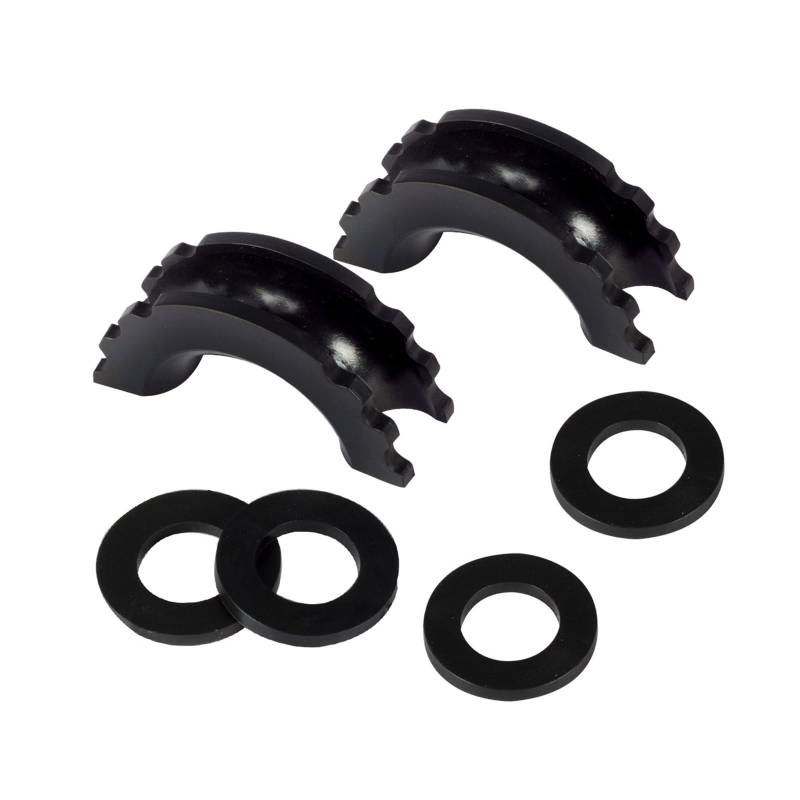 Kelisdi 2 Gummi-Bügelisolatoren, 4 Unterlegscheiben, Dring-Schäkel-Isolatoren, Unterlegscheiben-Set für 3/4-Schäkel schützen und verhindern Klappern von Kelisdi