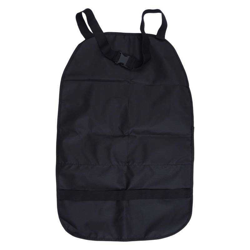 Kelisdi Autositzschoner, schwarz, 43,2 x 66 cm, Autositz-Rückenlehnenschutz für Kinder, Baby-Sitzkissen, Kick-Matte von Kelisdi