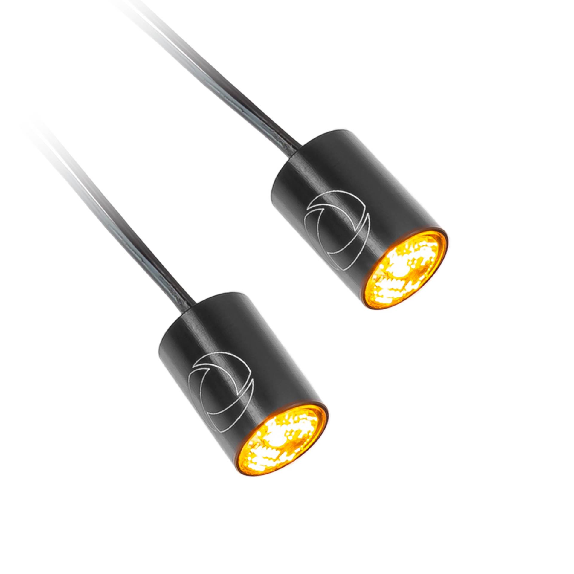 Kellermann Atto Integral LED Mini Blinker schwarz vorne und hinten beidseitig Paar von Kellermann