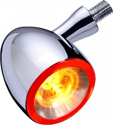 Kellermann Bullet 1000® DF, 3in1 Rückleuchte/Blinker - Verchromt Klar von Kellermann