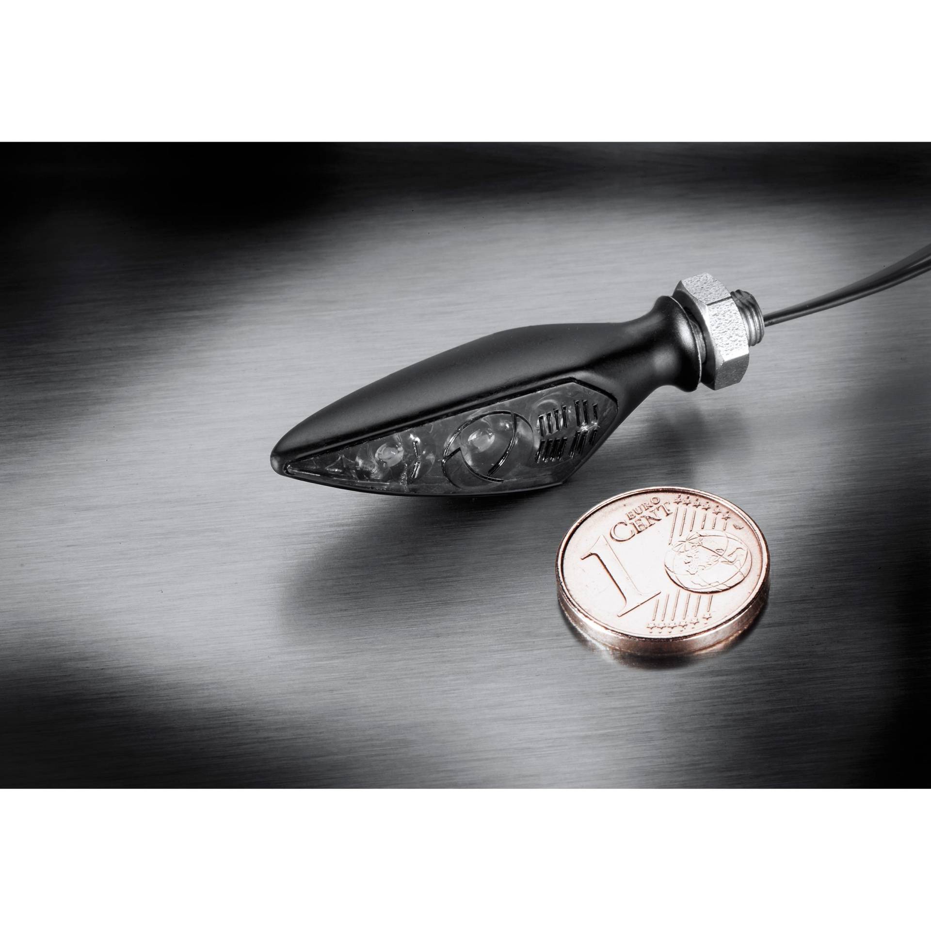 Kellermann LED Metall Blinker M5 Rhombus S Dark schwarz VRHL Kellermann LED Metall Blinker M5 Rhombus S Dark schwarz VRHL von Kellermann
