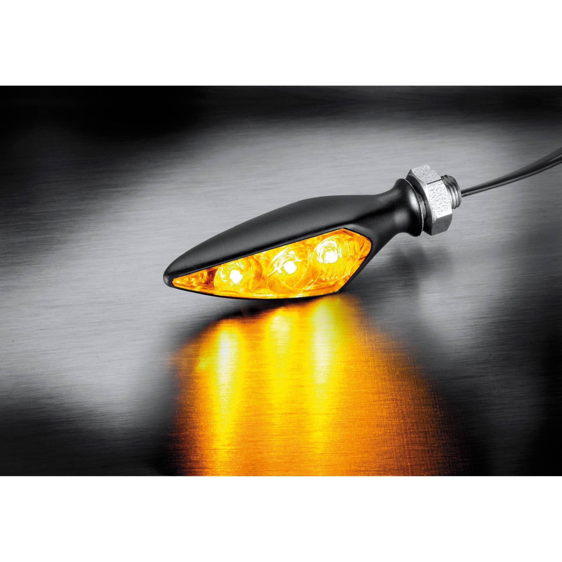 Kellermann LED Metall Blinker M5 Rhombus S Extreme schwarz VLHR Kellermann LED Metall Blinker M5 Rhombus S Extreme schwarz VLHR von Kellermann