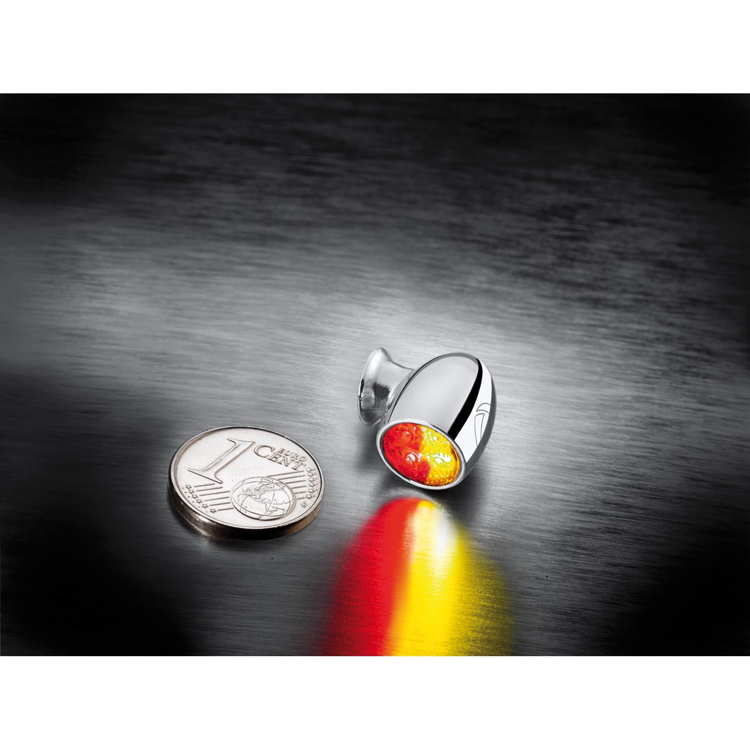 Kellermann LED Metall Rücklicht/Blinker M5 Atto® DF chrom von Kellermann