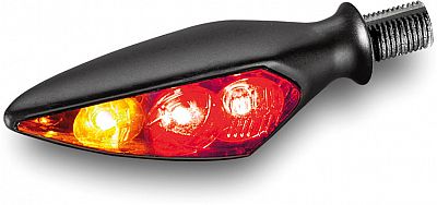 Kellermann Rhombus S DF Dark, 3in1 Rückleuchte/Blinker - Schwarz Stark-Getönt - RL von Kellermann