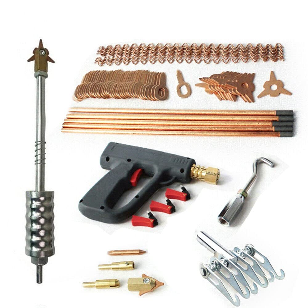 Ausbeul Werkzeug 86 TLG Dent Reparaturset Ausbeulwerkzeug Karosserie Dellen Entferner Kit Beulen Reparatur Set Spotter SchweißEr Maschine Ausbeul Werkzeug 86 TLG Dent Reparaturset Ausbeulwerkzeug Karosserie Dellen Entferner Kit Beulen Reparatur Set Spotter SchweißEr Maschine von KenSyuInt