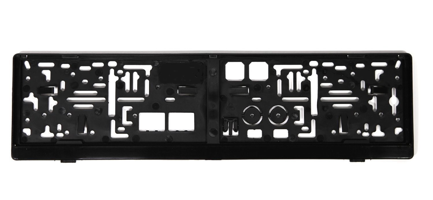 Flaow 1 Kennzeichenhalter | Kennzeichenrahmen in schwarz nur passend für die Kennzeichengröße 520 mm x 120 mm in Österreich von Flaow