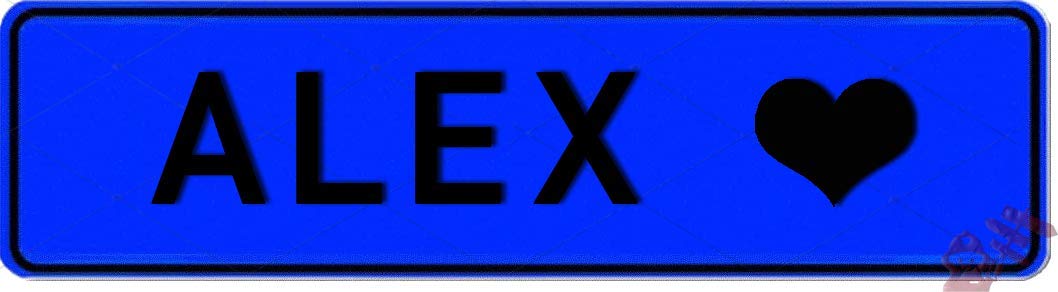 Nummernschild geprägt zum Selbstgestalten ✓ Witterungsbeständig Individuelles Nummernschild, Aluminium-Schild | Autoschild mit Namen & Spruch selbst gestalten | Aluschild, Kfz-Kennzeichen-Schilder Nummernschild geprägt zum Selbstgestalten ✓ Witterungsbeständig Individuelles Nummernschild, Aluminium-Schild | Autoschild mit Namen & Spruch selbst gestalten | Aluschild, Kfz-Kennzeichen-Schilder von Schilderfeuerwehr