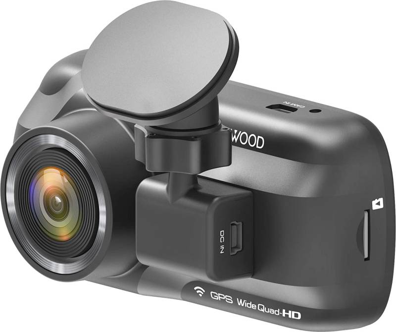 Kenwood DRV-A501W Wide Quad-HD-Dashcam mit 3-Achsen G-Sensor, GPS und Wireless Link, inkl. 16GB Micro SD-Karte von Kenwood