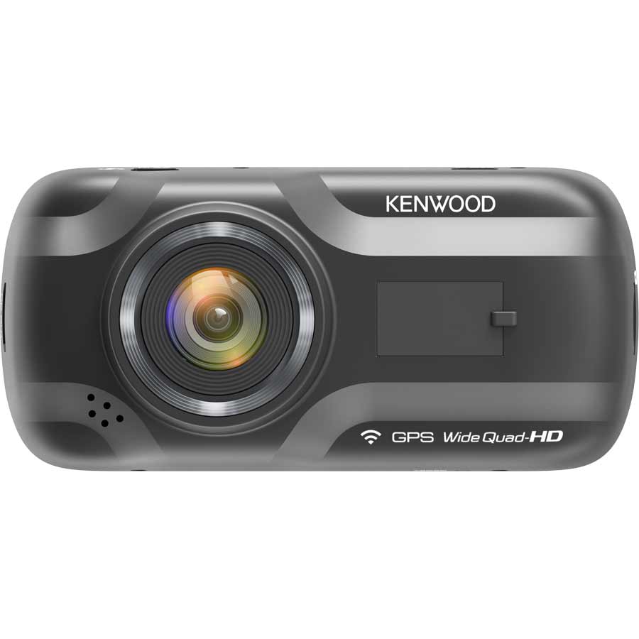Kenwood Dashcam DRV-A501W mit 3,7 Megapixel CMOS Sensor, 126° Weitwinkelobjektiv, G-Sensor, Wifi, HDR-Aufnahmen, Polarisationsfilter uvm. von Kenwood