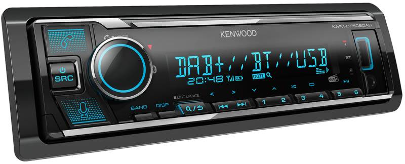 Kenwood KMM-BT506DAB Autoradio mit DAB+, Bluetooth, USB, Sprachsteuerung uvm. von Kenwood
