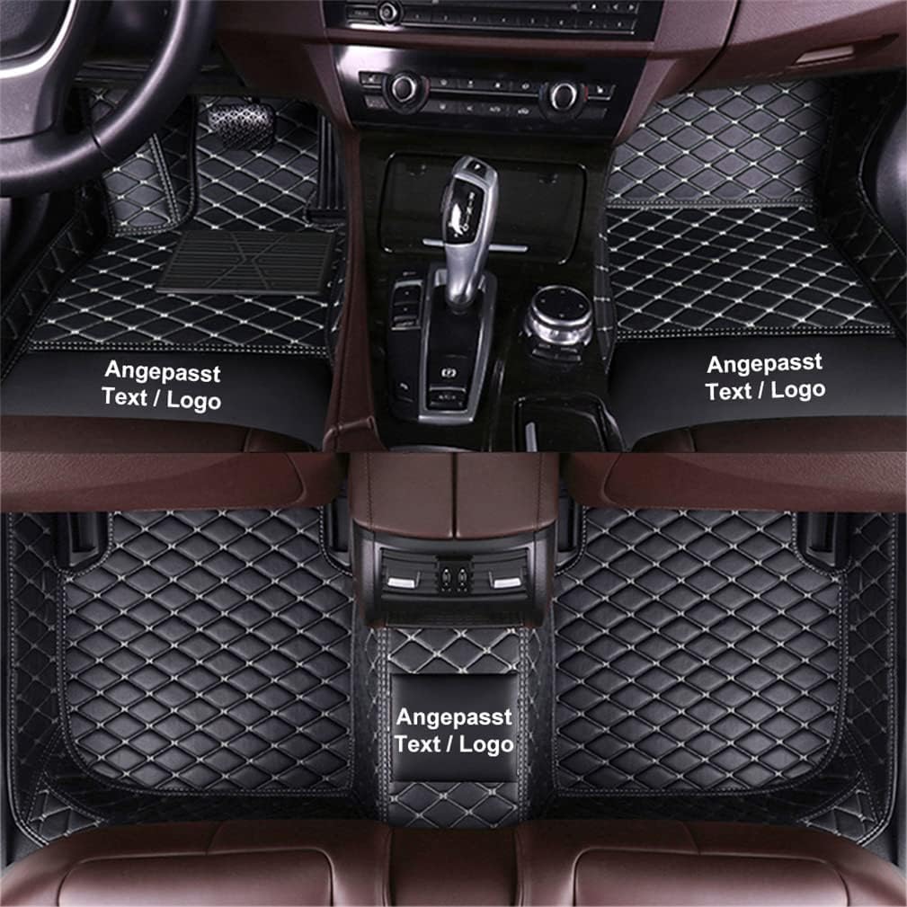 Kenzek Nach Maß Auto FußMatten für BMW 1 2 3 4 5 6 7 Series IX I3 I8 X1 X2 X3 X4 X5 X5M X6 X6M Z4 M1 M3 M4 M5 M6 M8, wasserdichte rutschfeste PU Leder voller bedeckter Schwarz Beige Kenzek Nach Maß Auto FußMatten für BMW 1 2 3 4 5 6 7 Series IX I3 I8 X1 X2 X3 X4 X5 X5M X6 X6M Z4 M1 M3 M4 M5 M6 M8, wasserdichte rutschfeste PU Leder voller bedeckter Schwarz Beige von Kenzek
