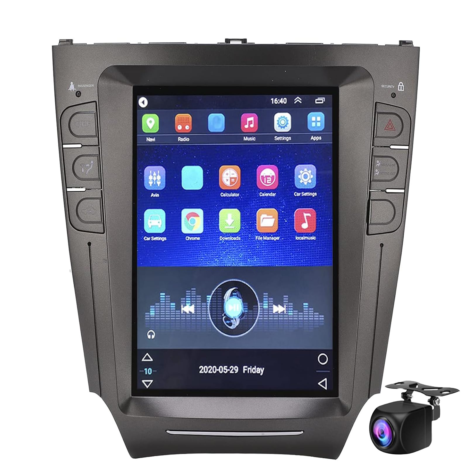 10,4 Zoll GPS-Navigation Für Le-xus IS200 IS250 IS300 2007‑2015 Multimedia-Player Auto FM-Radio Audio-Video-Player Navigationsdisplay Android 14 Navigationssystem Für Autos(Color:8-Core 8+128G) von Keoaiob