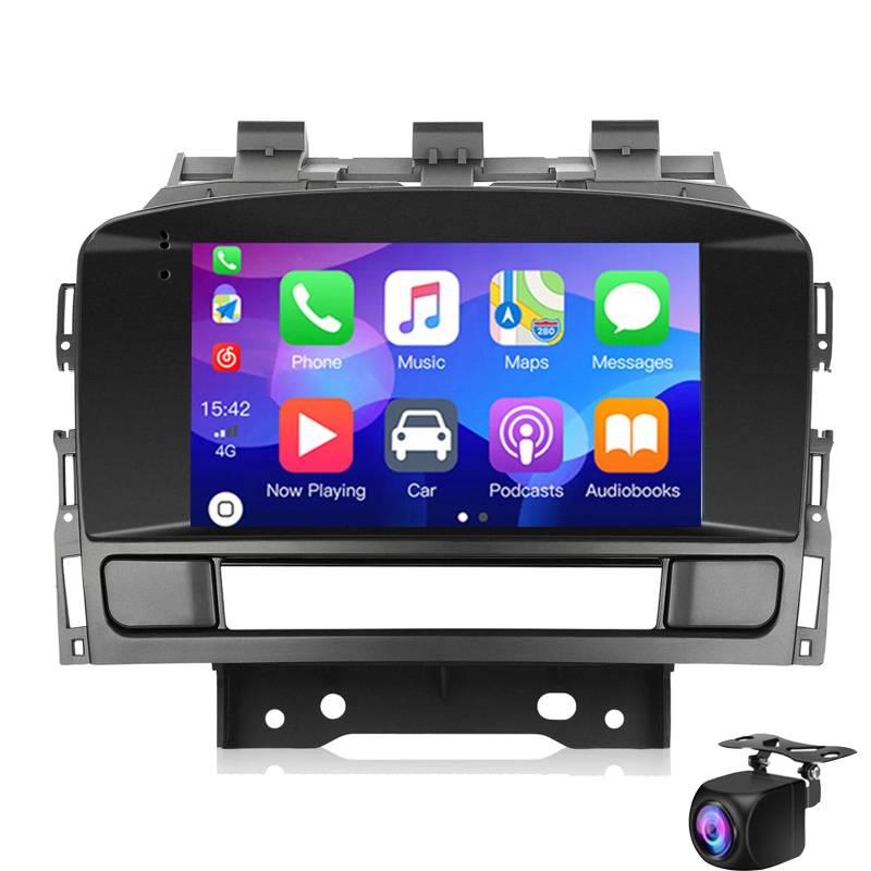 7-Zoll-Wireless-Autoradio Für Vauxhall Astra J Buick Excelle 2010-2014 Mit Carplay Und Android Auto, Touchscreen-GPS-Navigation Für Auto-Audio-Empfänger Mit Bluetooth-Bildschirm FM RDS(Size:M800S) von Keoaiob