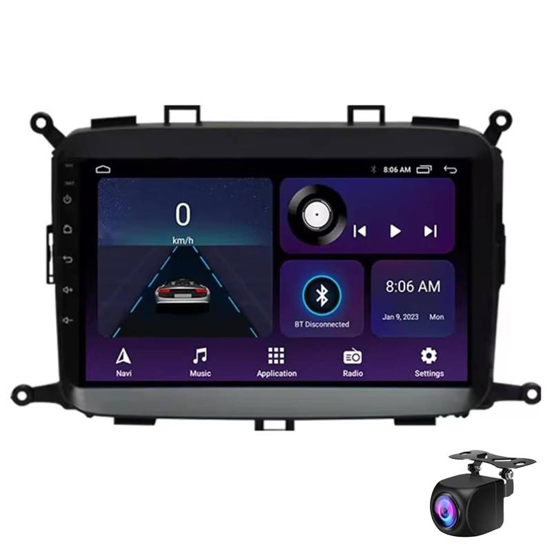 9 Zoll 2 Din Stereo Radio Für K-IA Carens 2017 2016 2015 2014 2013 2012 Für Auto Android 14 Auto Navigation Audio Empfänger Für Bluetooth FM Am Radio USB(Size:M150S) von Keoaiob