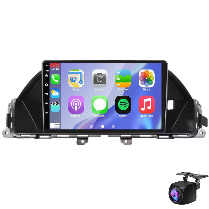Android 14 Auto Stereo Gps-navigation Für Odyssey 2010-2017 9 "ips Touchscreen Car Radio Mit Drahtlosen Carplay Android Auto Gps-video Mit Wifi Bluetooth Mirror Link Usb Backup-kamera(Size:M150S) von Keoaiob