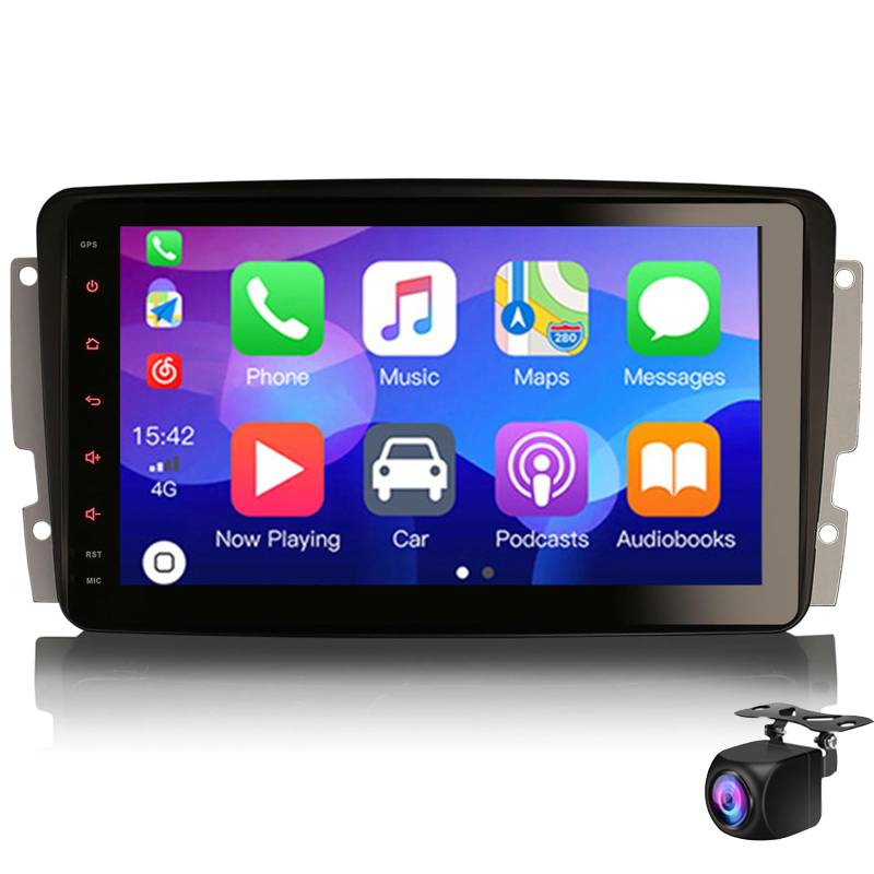 Android 14 Autoradio Autoradio GPS Navigation Für ML Klasse W164 ML450 ML500 / GL Klasse X164 GL320 GL450 9IN Auto Multimedia Player Mit Bluetooth Mirror Link WiFi/FM/RDS Rückfahrkamera(Size:M100S) von Keoaiob